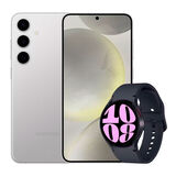 Smartphone S24+ 5G 512GB Tela 6.7 Polegadas 12GB RAM Galaxy AI + Smartwatch Galaxy Watch6 BT 40mm Samsung - Cinza