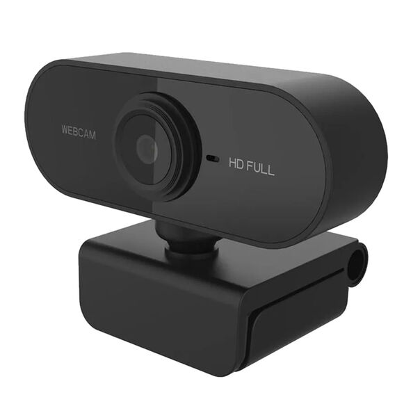 Webcam Camera USB Full HD com Microfone Plug Play image number null