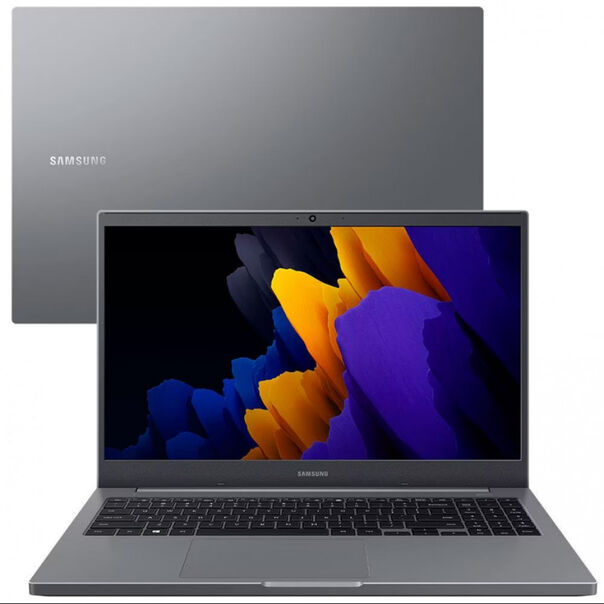 Notebook Samsung Core i5-1135G7 8GB 256GB SSD Tela Full HD 15.6 Windows 11 Book NP550XDA-KH2BR + Monitor Philips - Cinza image number null