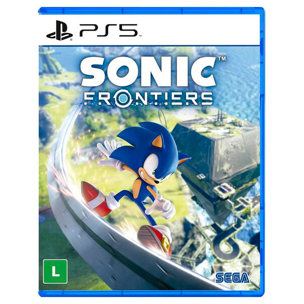 Jogo Sonic Frontiers Playstation 5 Mídia Física - Azul image number null
