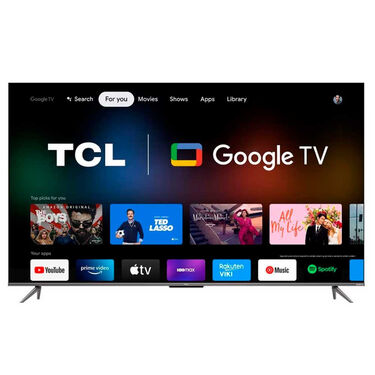 Smart TV QLED 55 4K TCL C635 Google TV. 120 Hz-DLG. Dolby Vision e Atmos. Onkyo. Comando de Voz à Distância e Google Assistant - Chumbo com Preto image number null