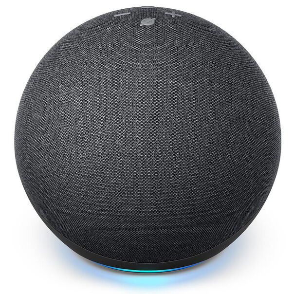 Smart Speaker Amazon Echo 4ª Geração com Hub de Casa Inteligente e Alexa - Preto image number null