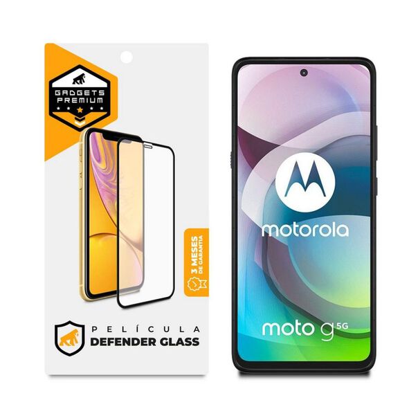 Película Defender Glass para Motorola Moto G 5G - Preta - Gshield image number null