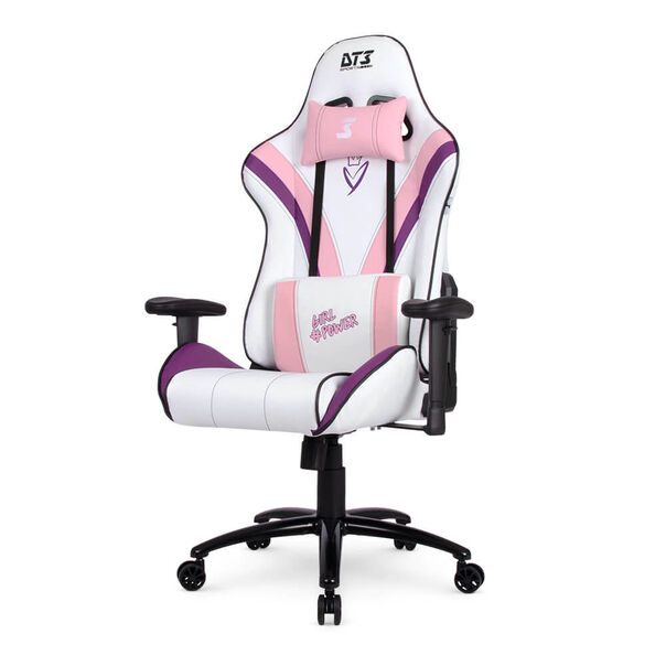 Cadeira Gamer 13434-5 Sports Girl Power V2 DT3 - Branco e Rosa image number null