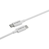 Cabo USB-C 1.2M PVC Branco - Intelbras EUCC 12PB