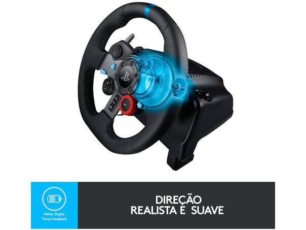 Volante para PS5 PS4 PS3 e PC Logitech G29 image number null
