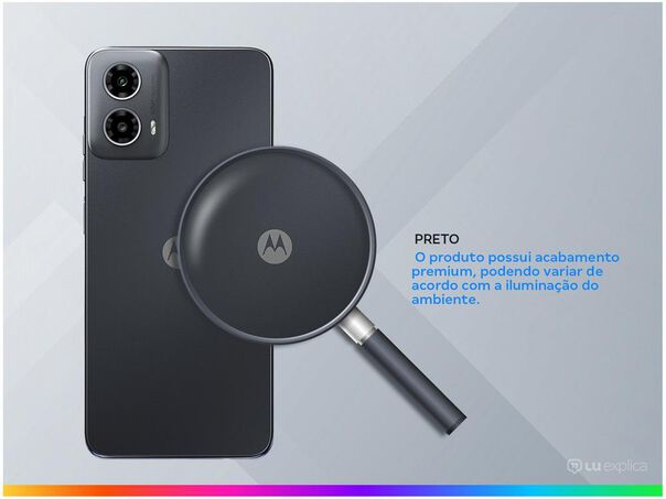 Smartphone Motorola Moto G34 128gb Preto 5g 4gb + 4gb Ram Boost 6 5” Câm. Dupla + Selfie 16mp Dual Chip image number null