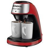 Cafeteira Elétrica Mondial Smart Coffee C-42 com 2 Xícaras - Vermelho - 110V
