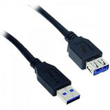 Cabo de Dados USB 3.0 a Macho X USB 3.0 a Femea 1.8M CBUS0012 Preto STORM