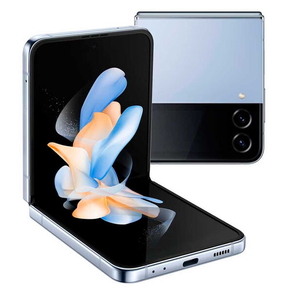 Smartphone Samsung Galaxy Z Flip4 5G Tela Dobrável. 256GB. Snapdragon 8GB RAM Câmera Dupla + Fone de Ouvido TWS Buds2 - Azul image number null
