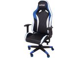 Cadeira Gamer PCTop Reclinável Colorido Premium 1020 - Branco e Azul