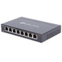 Switch Tp-Link 8 Portas 10. 100 e 1000 Tl-Sg108e - Preto
