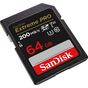 Cartão SDXC 64Gb SanDisk Extreme Pro 200Mb-s 4K UHS-I - V30 - U3 - Classe 10
