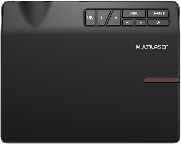Projetor Smart Screen Linux Multilaser 4500 Lumens Wifi HDMI USB Som Integrado Bivolt Preto PJ004 image number null