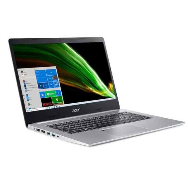 Notebook Acer Aspire 5 14 HD I3-1005G1 128GB SSD 4GB Prata Win 10 Home A514-53-31PN - Bivolt image number null