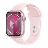 Apple Watch  Series 9 Gps Caixa Rosa De Alumínio 41mm Pulseira Esportiva Rosa - Clara M-g
