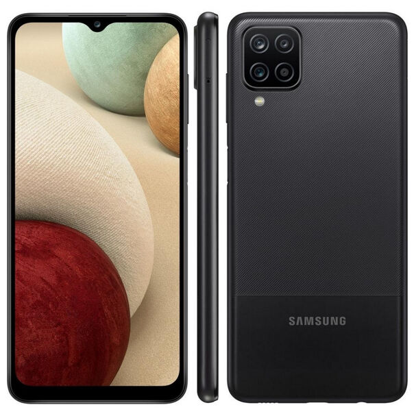 Smartphone Galaxy A12 64GB e Galaxy Fit2 Samsung - Preto image number null