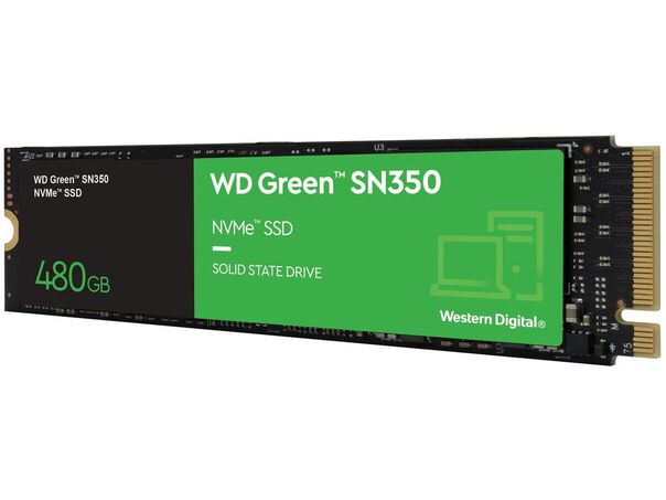 SSD Western Digital Green 480GB PCIe NVMe M.2 2280 Leitura 2400MB-s e Gravação 1900MB-s image number null