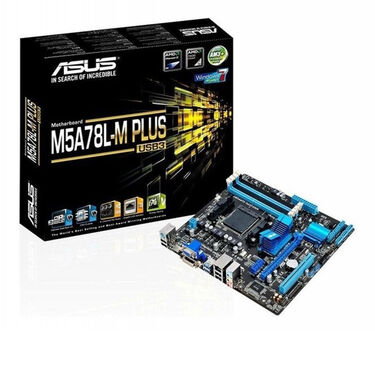 Placa-mãe Asus P- Amd Am3+ M5a78l-m Plus-usb3 4xddr3 Matx - Preto image number null