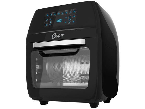 Fritadeira Elétrica sem Óleo-Air Fryer Oster Oven Preta com Forno - 110V image number null