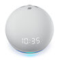 Smart Speaker Amazon com Alexa e Relógio Echo Dot 4 Geração Branco