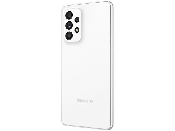Smartphone Samsung Galaxy A53 128GB Branco 5G 8GB RAM 6 5” Câm. Quádrupla + Selfie 32MP - 128GB - Branco image number null