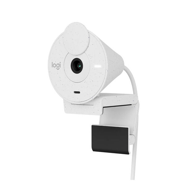 Webcam Logitech Brio 300 Branco 1080p com Microfone image number null