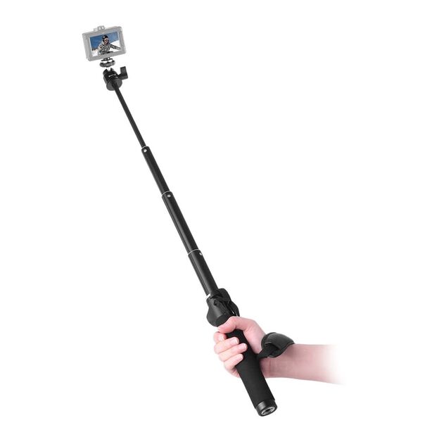 Bastão de Selfie Retrátil de Alumínio Kingjoy H100D Cabeça Ball 1-4” para Smartphone e Câmeras de Ação image number null