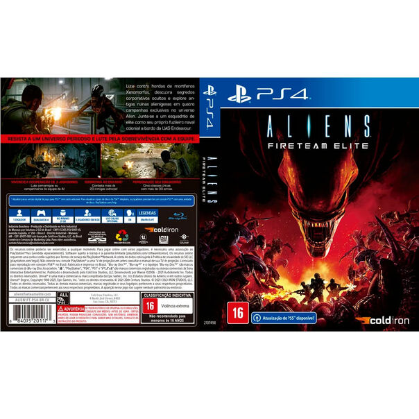 Aliens Fireteam Elite - Playstation 4 image number null