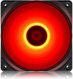 Cooler FAN DeepCool RF120 120mm LED Vermelho DP-FLED-RF120-RD