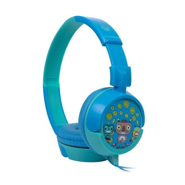 Headphone Fone infantil Dobravel Colorido Robos Kids image number null