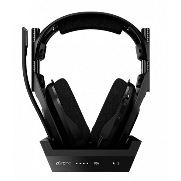 Headset Gamer Logitech Astro A50 + Base Station PS4-PC 939-001674 - Preto image number null