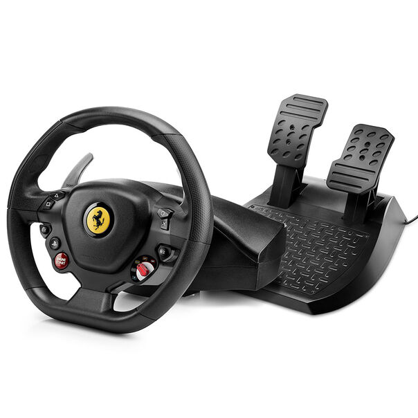 Volante e Pedais T80 Ferrari 488 GTB Edition Thrustmaster para PS4  PS5 e PC image number null