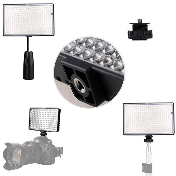 Iluminador Led TL-336A Video Light Profissional para Câmeras image number null
