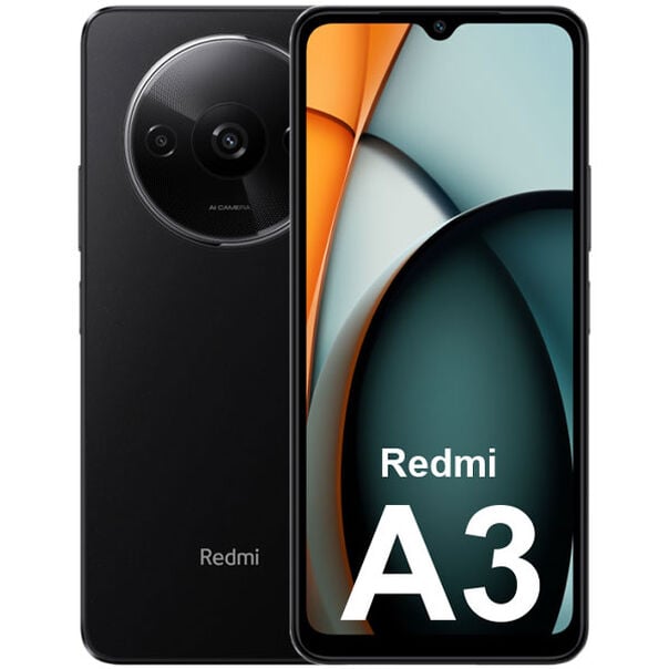 Smartphone Xiaomi Redmi A3 Dual Sim De 128gb - 4gb Ram De 6.71  - Midnight Black (global) image number null
