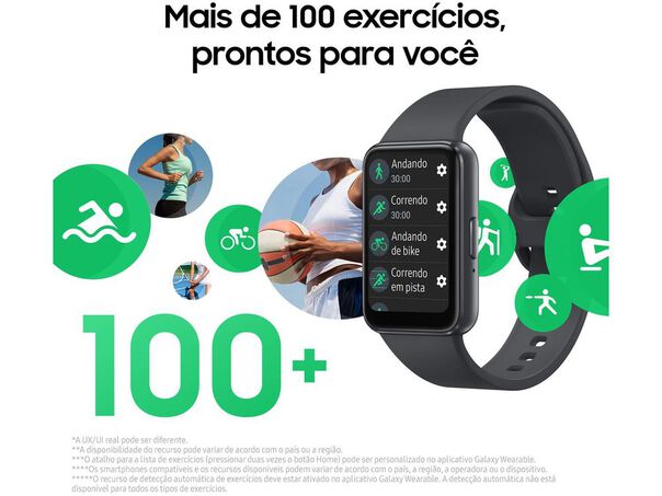Smartband Samsung Galaxy Fit3 Grafite image number null
