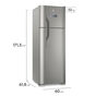 Refrigerador Electrolux TF39S Frost Free Drink Express 310Litros - Platinum - 220V