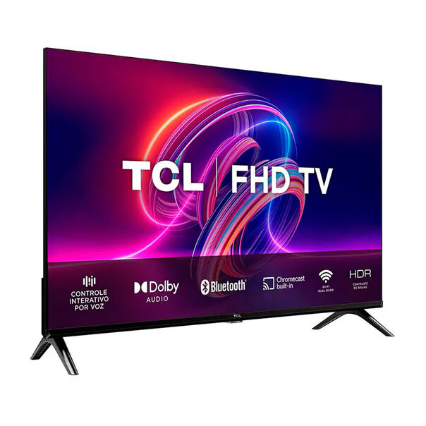 TV TCL 32 Polegadas 201D S5400AF LED Full HD Android TV Google Assist - Preto image number null