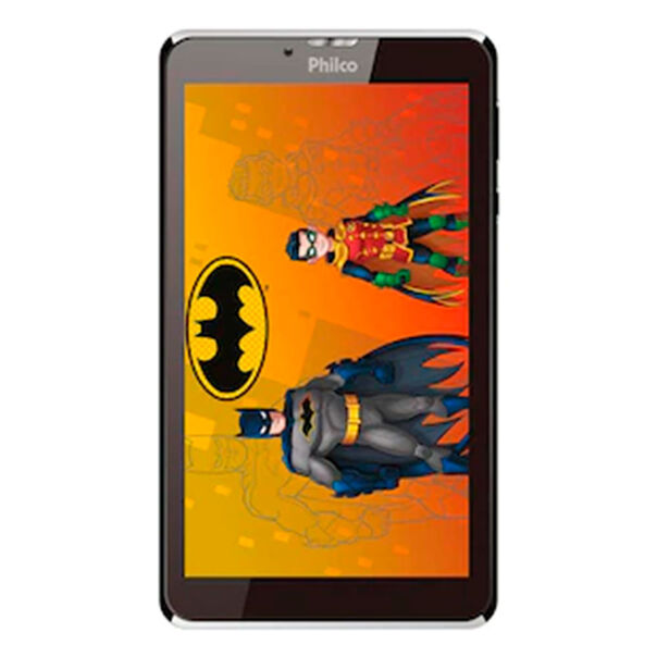 Tablet Batman com Tela 7 Polegadas Philco - Preto com Cinza - Bivolt image number null