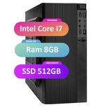 Pc Computador Cpu Intel Core I7 8gb Ssd 512Gb Strong Tech