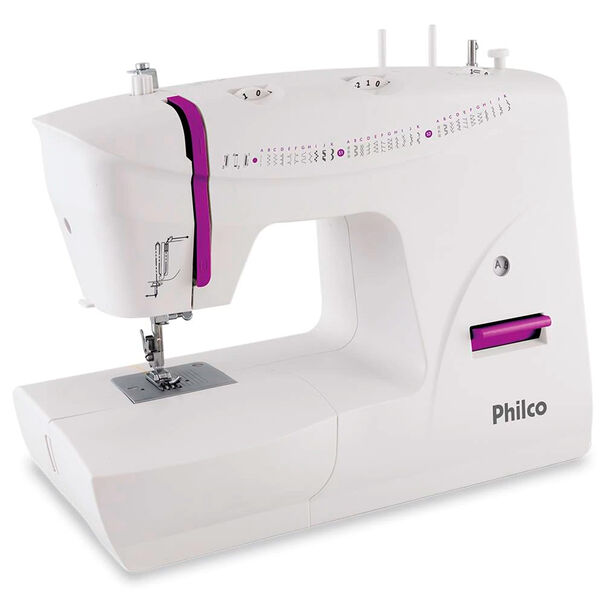Máquina de Costura Philco PMC33B com 33 Pontos - Branco - 220V image number null