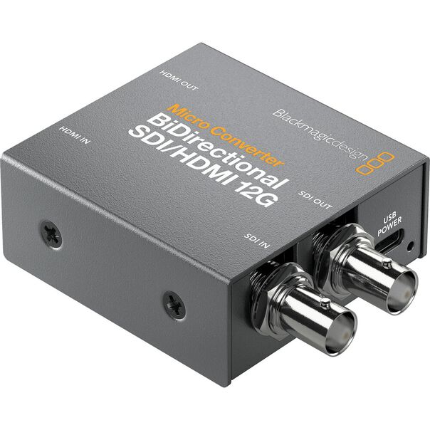 Micro Conversor Blackmagic Bidirecional SDI-HDMI 12G (Com Fonte) image number null