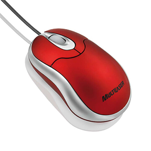 Mini Mouse Multilaser Emb. Anatomic Vermelho Usb - MO120 MO120 image number null