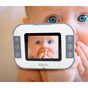 Babá Eletrônica com Câmera e Monitor de Áudio e Vídeo com Intercomunicação Sem Fio Branca