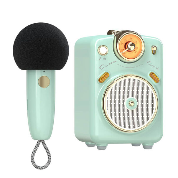 Caixa de Som Divoom Fairy OK com Microfone 10w Bluetooth Verde - Bivolt image number null