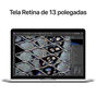 Notebook MacBook Pro 13.3 Apple - Prata - Bivolt