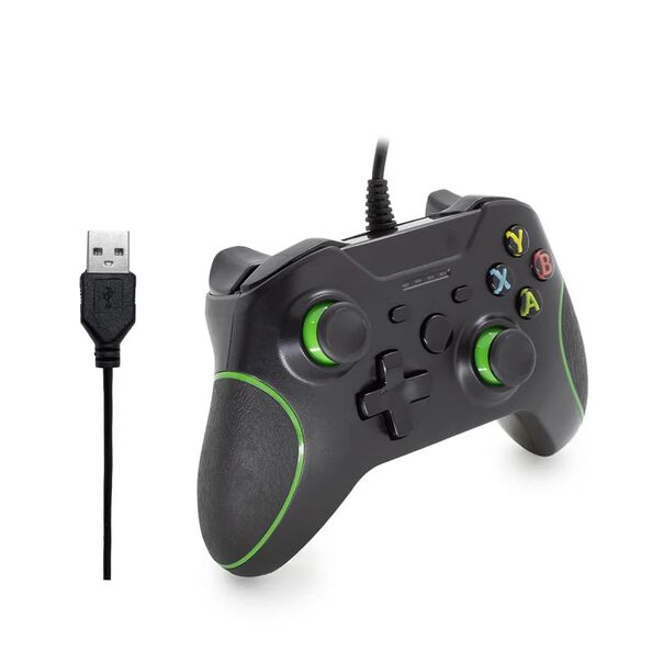 Controle Gamer Joystick Com Fio para Xbox One Notebook Computador PC FEIR FR-305-O image number null